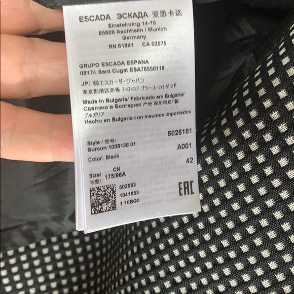 Escada blazer - size 42 - Picture 4 of 7